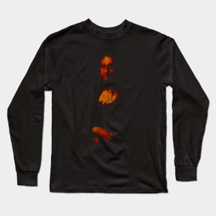 Mona Lisa Dark Long Sleeve T-Shirt